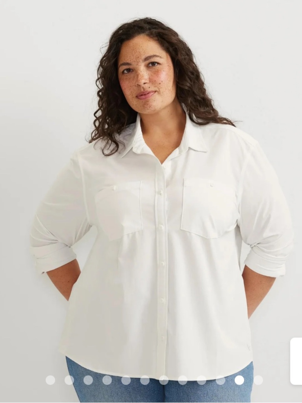 Eddie Bauer white long sleeve button-down departure 3.0 shirt NEW NWT SIZE T2XL